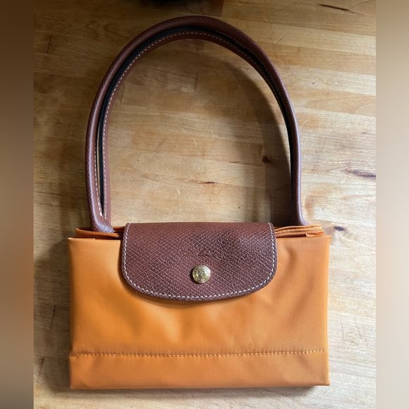 Longchamp Bags Longchamp Le Pliage Medium Bag In Saffron Poshmark